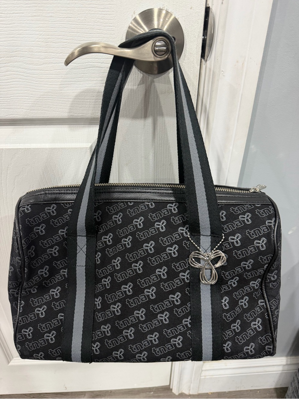 TNA Aritzia Monogram Duffel Bowler Bag Vintage Y2K